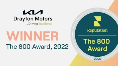 Reputation 800 award for Drayton Motors
