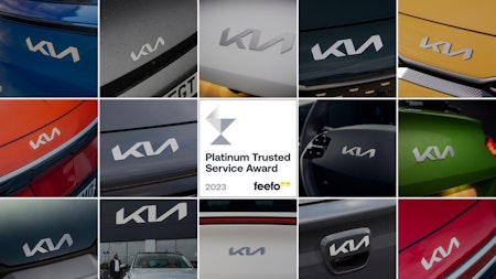 Kia earns Platinum Trusted Service Award from Feefo
