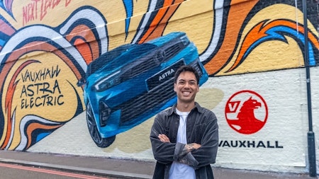 VAUXHALL CELEBRATES LAUNCH OF ASTRA ELECTRIC WITH MURALS