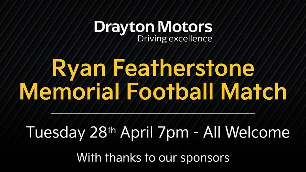 Memorial Football Match for Ryan Featherstone
