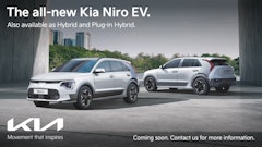 The all-new Kia Niro EV at Drayton Motors Kia