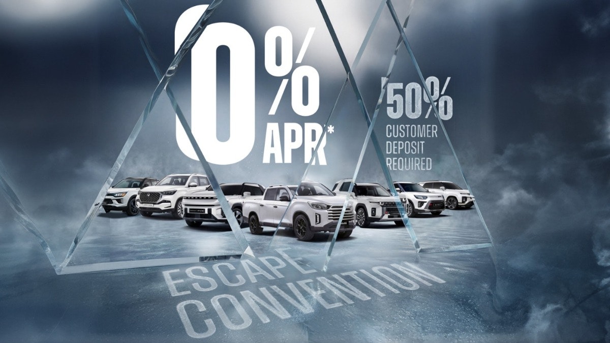 Escape convention with KGM Motor UK’s new year offers