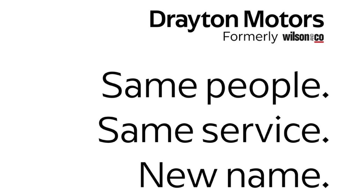 Wilson & Co rebrand as Drayton Motors